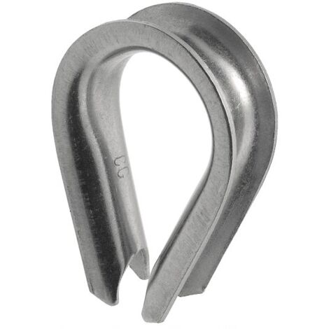 Cosse Herz - Edelstahl A4 Ã˜Kabel 4mm - Packung mit 10