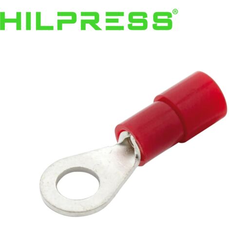Cosse isolée à plage ronde de 0.5 à 6mm² - cosse isolees a plage ronde - Cosse isolée à plage ronde ROUGE 0.5 à 1,5mm²  Ø=4mm (sachet de 100)