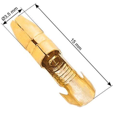 Cosse mâle non isolée pour câble 3,5/15 mm