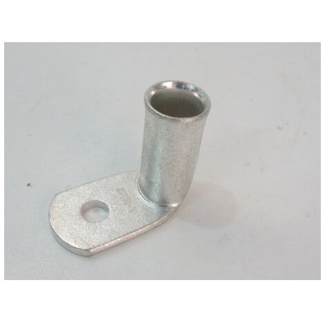 Cosse tubulaire équerre en cuivre étamé pour fil section 240mm² trou 12mm (à l'unité) KLAUKE CTE24012
