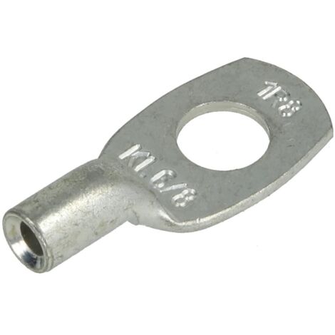 Cosse tubulaire étamée 6 mm²/M8