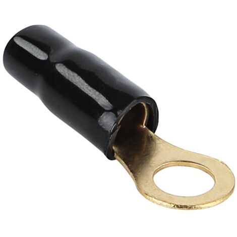 Cosses a anneau 20 mm2 vers 10 mm 50 pieces noir