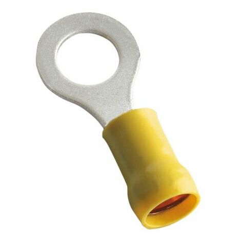 Cosses à œillet MECATRACTION, Isolé, Blanc, 1,5mm², M6, 12.5mm, série 51000