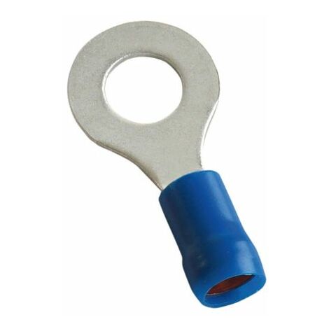 Cosses à œillet MECATRACTION, Isolé, Bleu, 2,5mm², M10, 13.6mm, série S