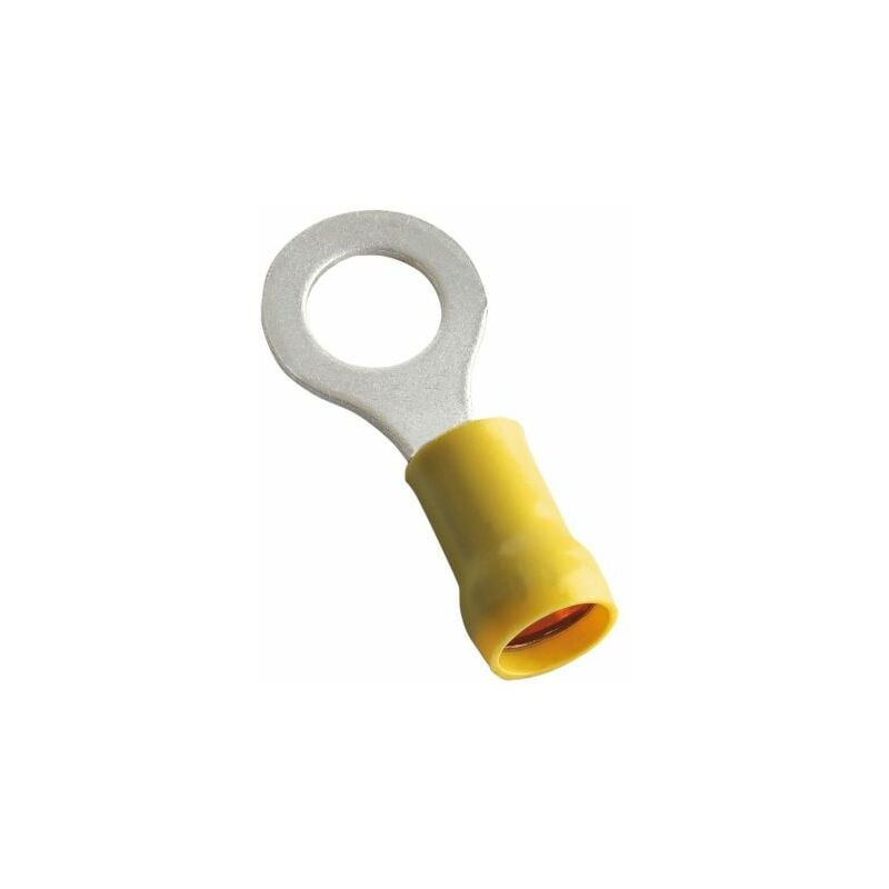 Cosses à œillet Mecatraction Isolé, Jaune, 6mm², M12, 19.5mm, série s
