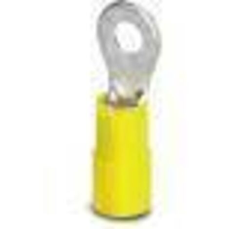 Cosses à œillet Phoenix Contact, Isolé, Jaune, 6mm², M5, 9.5mm, série C-RCI 6/M5 ( Prix pour 1 )