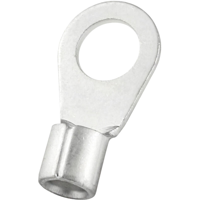 Cosses à œillet Rs Pro Non-isolée, Argent, 6mm², 6.5mm, 11mm