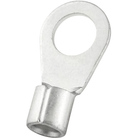 Cosses à œillet RS PRO, Non-isolée, Argent, 6mm², 6.5mm, 11mm