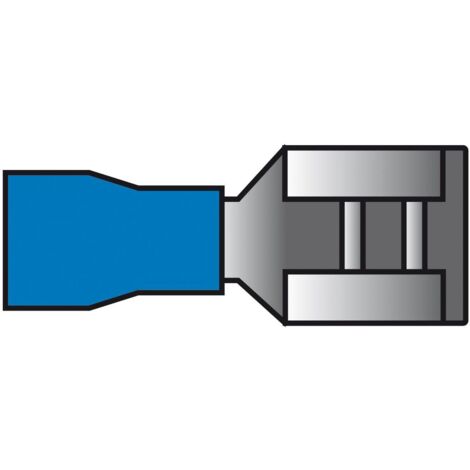 COSSES CLIP 542 BLEUES 6,3X0,8MM (10 PCS)