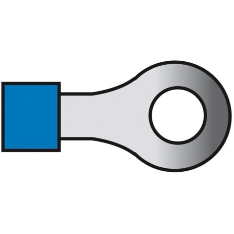 Cosses de cables 654 bleu 10pcs