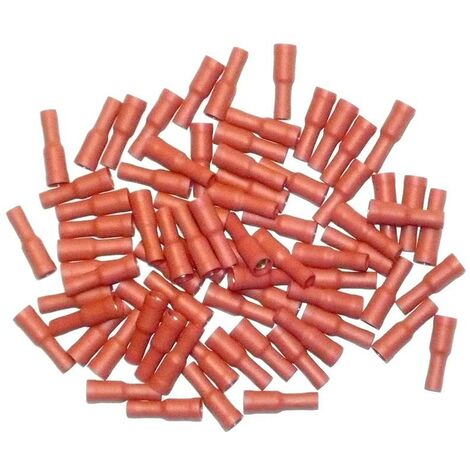 Cosses électriques cylindriques mâle RPP 4-1 0,5-1,5 mm² rouge - Conrad  Electronic France