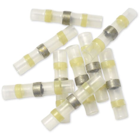 100 Cosses Electriques Gaine Thermorétractable Manchon Transparent Joint Isolant