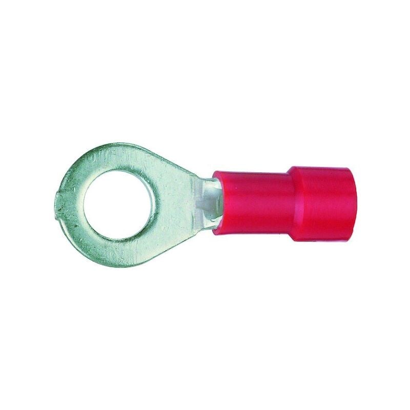 Cosse anneau - 0.5 - 1.5 mm² - M8 - rouge Klauke