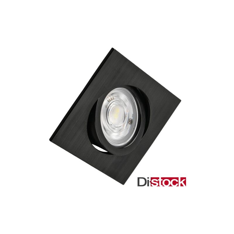 Image of Costruito -in LED 3N1 LED quadrato nero 7W IP20 - Noir