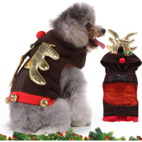 Costume de chien drôle pour Halloween, déguisement pour chien, déguisement pour Halloween, Noël, anniversaire, accessoires photo