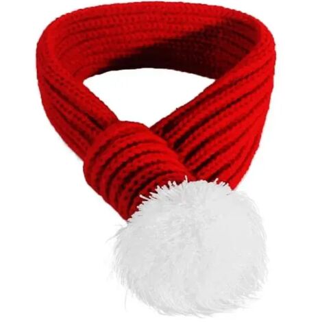 Costume de Noël pour chien Écharpe de Noël Grande écharpe rouge pour animaux de compagnie Vêtements pour animaux de compagnie pour chiens Led M