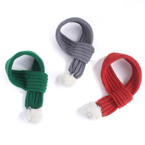 Costume de Noël pour chien Écharpe de Noël Grande écharpe verte pour animaux de compagnie Vêtements pour animaux de compagnie pour chiens M