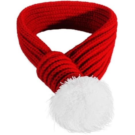 Costume de Noël pour chien, écharpe de Noël rouge grand format, vêtement pour animaux de compagnie pour chiens/
