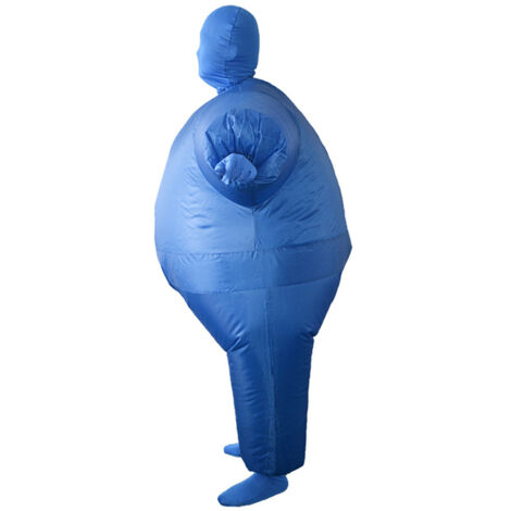 Costume de sumo gonflable pour adulte, déguisement comique blanc 1.6m à 2.2m pour fêtes