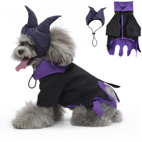 Costume d'Halloween pour chien, déguisement de cosplay pour chiot, accessoires photo amusants pour événements spéciaux