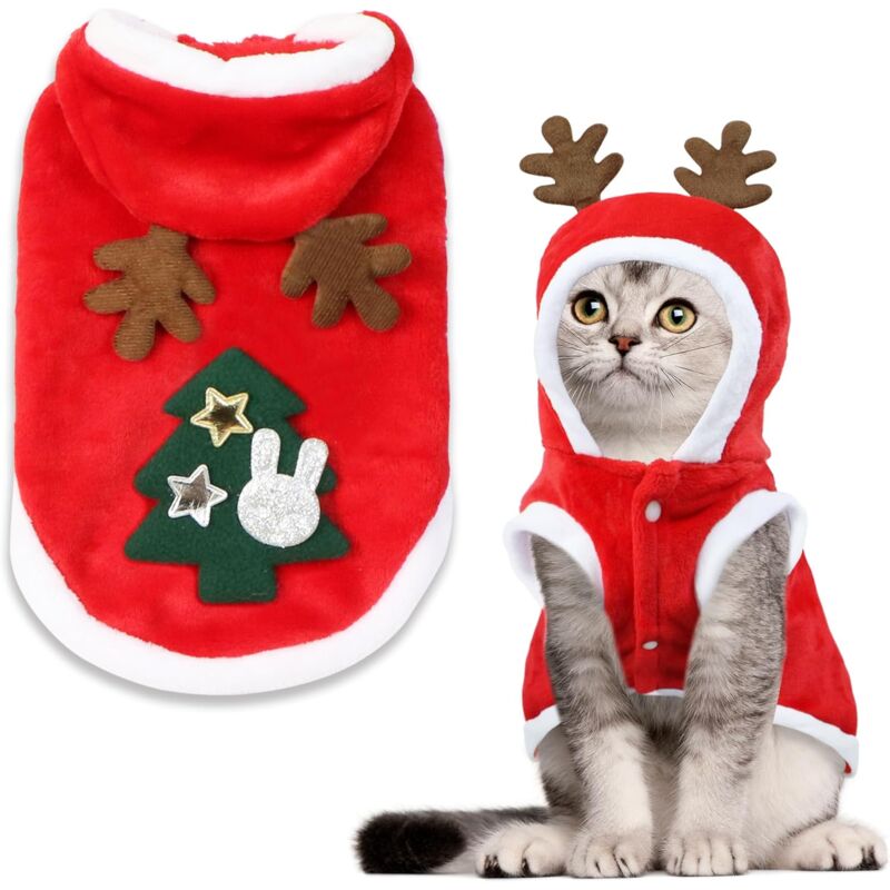 Image of Costume di Natale per cani, vestiti per cani per cani e gatti di piccola e media taglia (l)