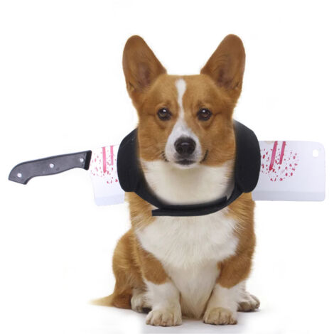 Costume Halloween pour chiens - avec effet coup de couteau