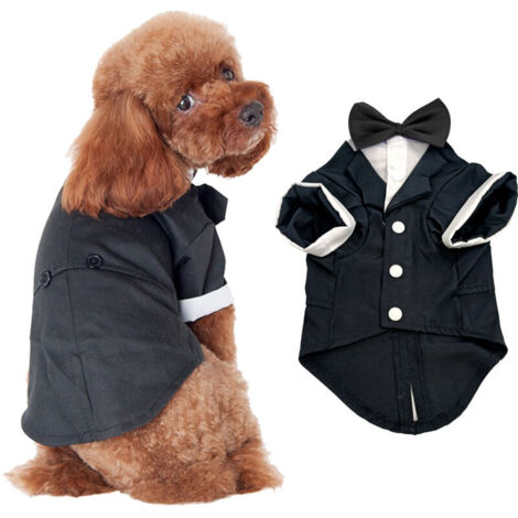 Costume/manteau pour chien, noir, taille XXL
