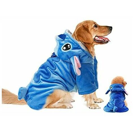 Costume pour animaux de compagnie chien à capuche noël pyjamas pour animaux de compagnie Costume manteau pour animaux de compagnie pour X grands chiens chats Disney point dessin animé Pet Hall