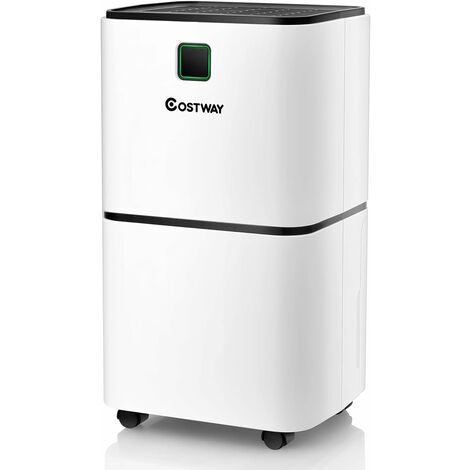 COSTWAY 12L/Day Dehumidifier with Digital Control Panel