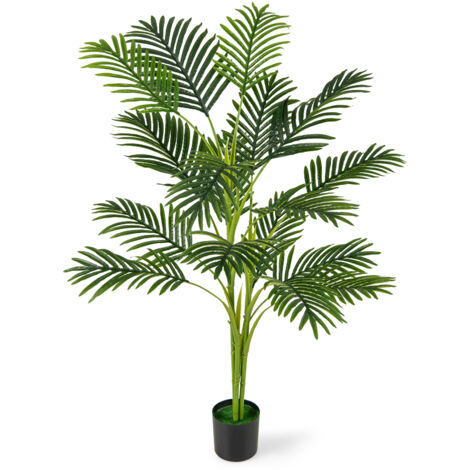 COSTWAY 1.2M Artificial Palm Paradise Plant Large Fake Potted Tree-1 Pack