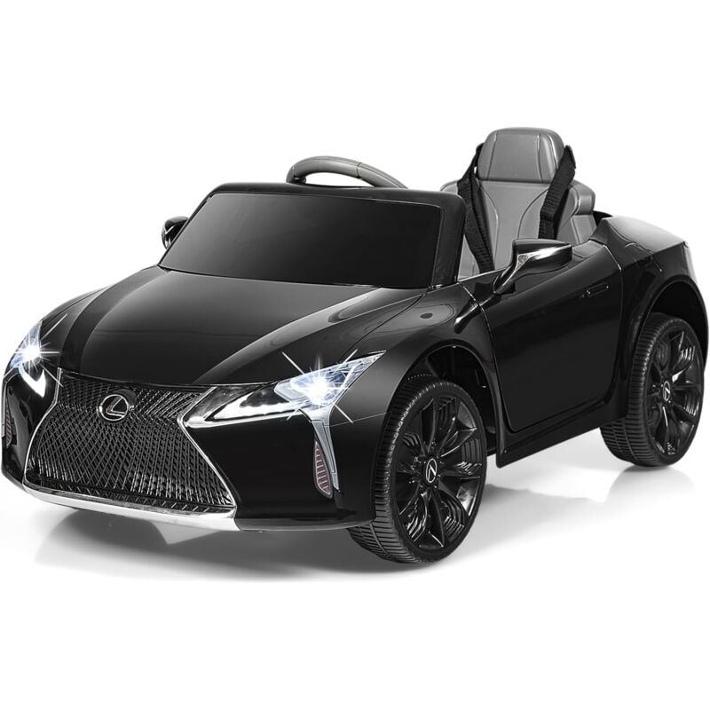 12V Voiture Électrique Enfants sous Licence Lexus avec Télécommande 2,4G, Véhicule Électrique avec Lumières led & Musique & Histoire, Démarrage Lent,