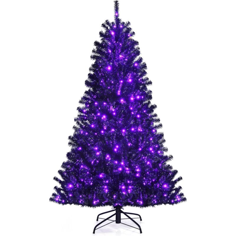 

180 cm árbol de Navidad Decoración para Navidad Hogal Interior Fiesta 250 Luces - Costway
