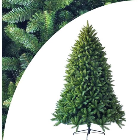 COSTWAY 180cm Künstlicher Weihnachtsbaum, Tannenbaum mit 1250PVC Nadeln, Metallstaender & Klappsystem