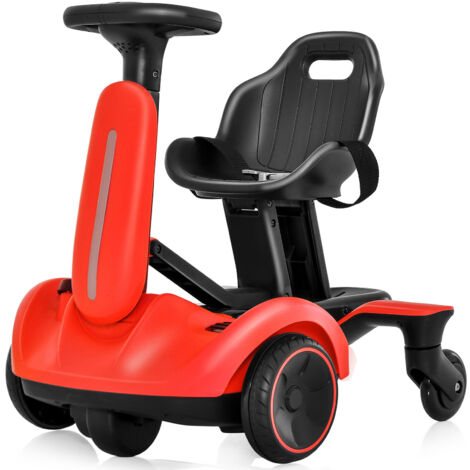 COSTWAY 360° Spin Kids Ride on Drift Car Outdoor Children 6V Electric Go Kart Toys