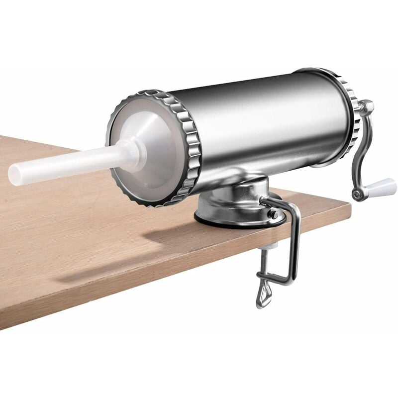 3L Poussoir à Saucisse Machine à saucisses Viande hachée 3xTubes (ø 15/19/22 mm) en acier inoxydable - Costway