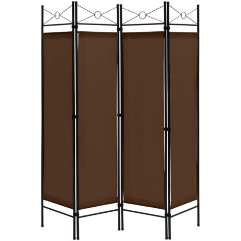 COSTWAY 4-Panel Room Divider Folding Privacy Screen Freestanding Protective Partition