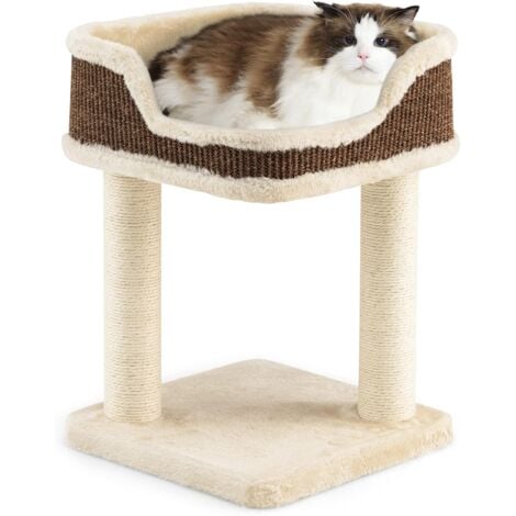 VOUNOT Árbol Rascador para Gatos con Cuerda Sisal Plataforma, 88