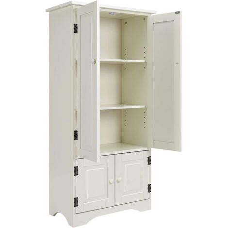 COSTWAY Armoire meuble armoire de rangement étagères réglables Neuf