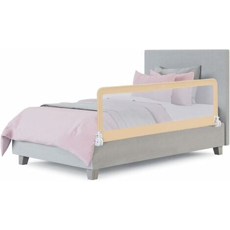 Barrera de cama Monkey Mum® Popular - 150 cm - gris claro :: Monkey Mum