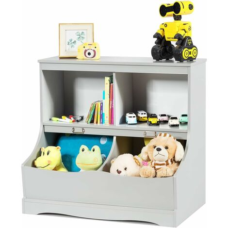 Mainstays Kids Rangement pour jouets à 8 bacs Organisateur de jouets 