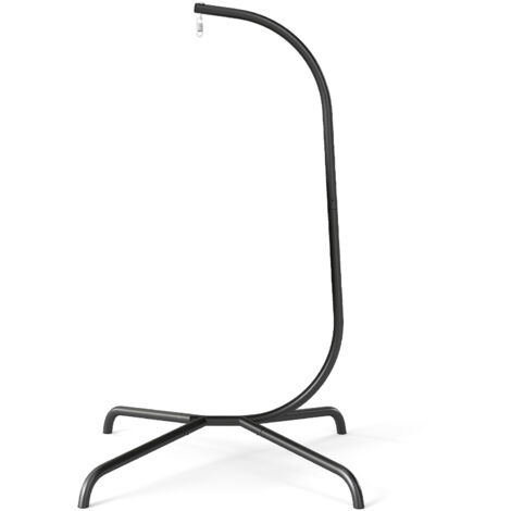 COSTWAY C Frame Hammock Chair Stand Heavy Duty Metal Hammock Stand