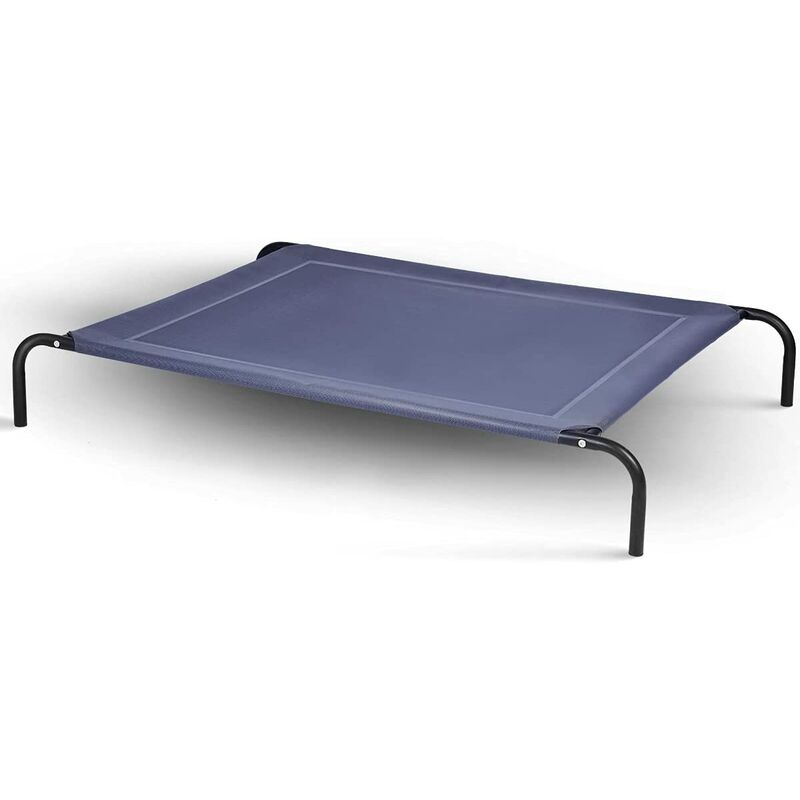 

Cama Mascota Perro Gato para Exterior Jardin Terraza Dormir 130x90x20cm Cama Elevada (Grande) - Costway