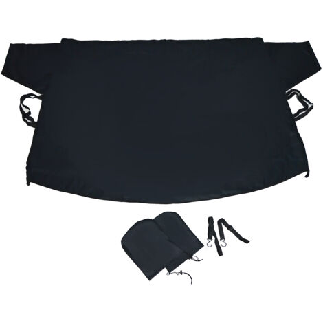COSTWAY Car Front &Rear Windshield Cover 600D Oxford Automotive Window Protector