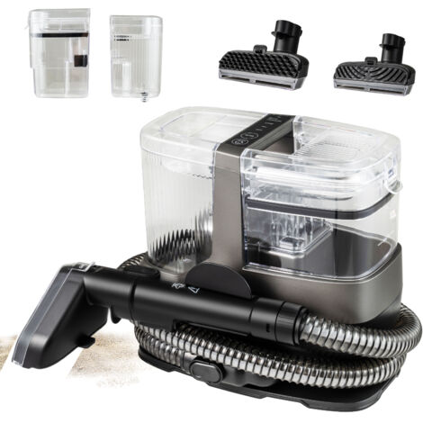 COSTWAY Carpet Cleaner Machine 1800W Portable Spot Cleaner w/ Steam-Black