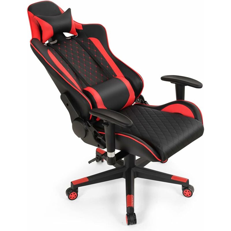 HLFURNIEU Chaise Gaming, Ergonomique Fauteuil Gaming, Chaise Gamer