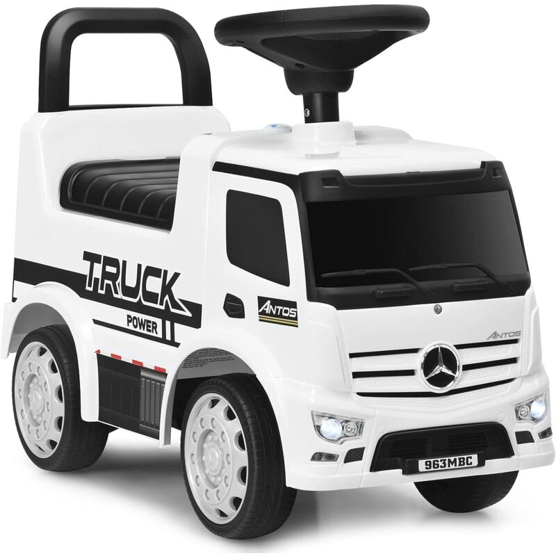 

Coche Montable y de Empuje para Niños, Coche Infantil Con Varias funciones - Costway