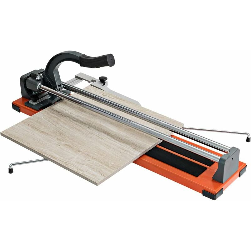 COSTWAY Coupe Carreaux Manuel Professionnel Longueur de Coupe 610MM Coupe Carrelage Épaisseur de Coupe 5-12MM Angle Réglable 0 °-60 ° pour