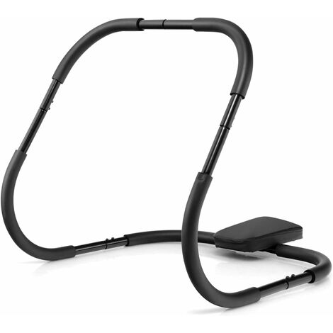 COSTWAY Entrenador de Fitness AB, Entrenador de Ejercicios de Fuerza Abdominal, Reposacabezas Acolchado
