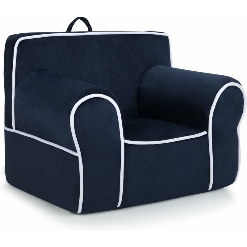 Fauteuil pour Enfant de 0 à 5 Ans, Canapé avec de Tissu en Velours Et Rembourré d'Éponges de Haute Qualité, Chaise pour Salle de Jeux, Chambre,