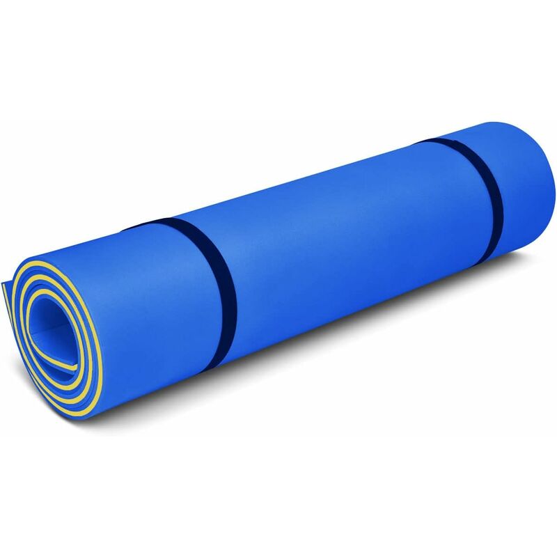 Costway - Flotador De Agua De 360Cm X 183Cm, Estera Flotante De Espuma Xpe De 3 Capas,Resistente Al Desgarro Con Dispositivo Para Recreación Y